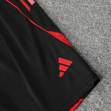 25/26 Man Utd Red & BlackTank top and shorts suit