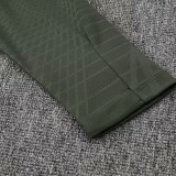 24/25 PSG Military Grass Green Kids Half Pull Tracksuit  (半拉链)(儿童）