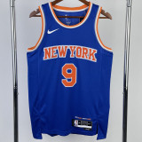 22/23 KNICKS BARRETT #9 Blue Top Quality Hot Pressing NBA Jersey
