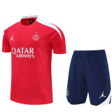25/26 PSG Red Training Short Suit