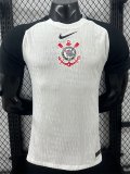 25/26 Corinthians Home  Player Version Soccer Jersey(Print all sponsors、全广告）