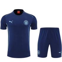 25/26 Man City Royal Blue Training Short Suit