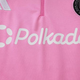 25/26  Inter Miami Pink Kids  Half Pull Tracksuit #E2530  (半拉链)