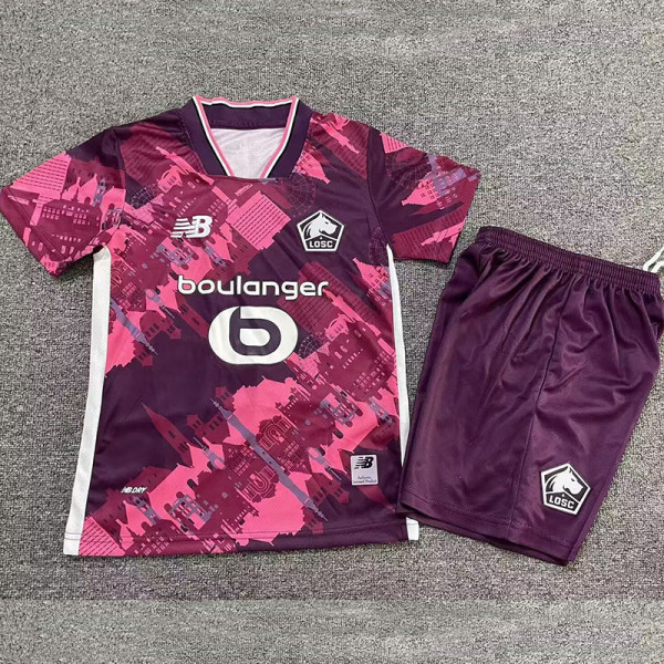 25/26 Lille Fourth Kids Soccer Jersey