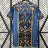 2024 Italy Blue Gold Puzzle Special Edition Fans Soccer Jersey