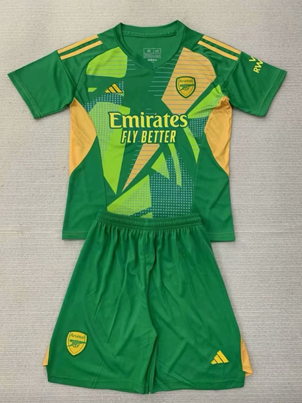 24/25 ARS Apple Green Goalkeeper Kids Soccer Jersey