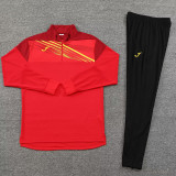 24/25 JO Red Half Zipper Sportswear # 810红色(半拉链)