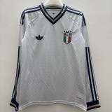 25/26 Italy Away Long Sleeve  Soccer Jersey