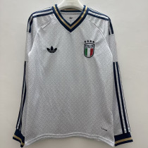 25/26 Italy Away Long Sleeve  Soccer Jersey