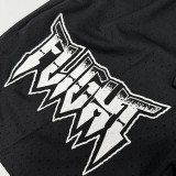 24/25 N48 JOR Black Breathable Sports  shorts(带孔、前带图标)