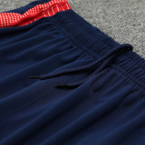 24/25 Man Utd Red Kids Half Pull Tracksuit  ( 童装、半拉链)