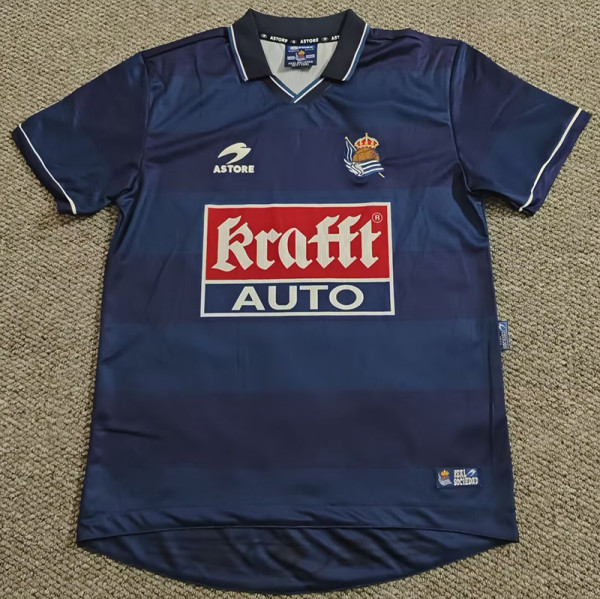 1999/2000 Real Sociedad Away Retro Soccer Jersey