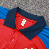 24/25 Spain Red Polo Collar Pants Set(C1101)