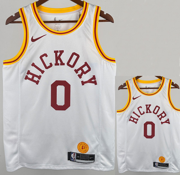 19/20 Indiana Pacers HALIBURTON #0 White Retro Top Quality Hot Pressing NBA Jersey