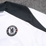 25/26 CHE White Kids Half Pull Tracksuit#E25134 (童装\半拉链)