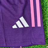 25/26   Algeria Purple Player Version  Kids Soccer Jersey#A37