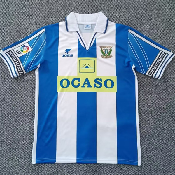 1998/2000 CD Leganés Home Retro Soccer Jersey(带西甲章）
