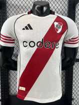 25/26 River Plate Home   Player Version Soccer Jersey