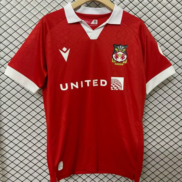 24/25 Wrexham Home Fans Soccer Jersey