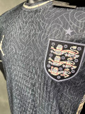 2024 England Black Grey Jordan Edition  Player Version Soccer Jersey(5A)