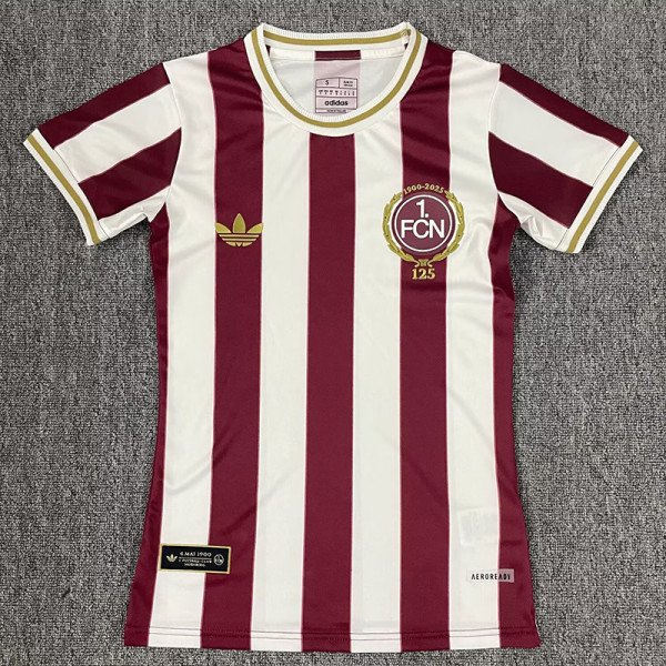 25/26 FC Nürnberg 125th Anniversary Edition   Women  Soccer Jersey#女