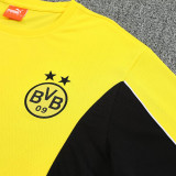 25/26  Dortmund Yellow Training Short Suit(黑边）