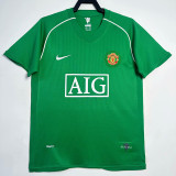 2007/2008 Man Utd Goalkeeper Green Retro Soccer Jersey