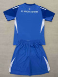 25/26  Bayern Blue Goalkeeper  Kids Soccer Jersey