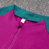 24/25  PSG Rose Red Half Pull Tracksuit  (半拉链)