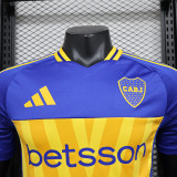24/25  Boca Juniors Home Player Version Soccer Jersey