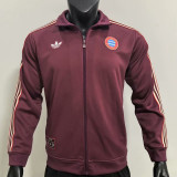 25/26  Bayern Retro Edition Maroon Jacket