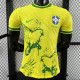 25/26  Brazil Yellow Peace Dove Special Edition  Player Version Soccer Jersey