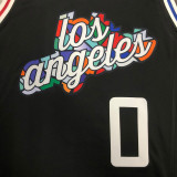 22/23 CLIPPERS WESTBROOK #0 Black City Edition Top Quality Hot Pressing NBA Jersey