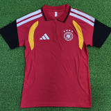 26/27 Germany Red Half Pull Player Version Training Shirts#(半拉球员版)