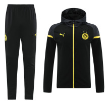 2024 Dortmund Black Hoodie  Jacket Tracksuit#01