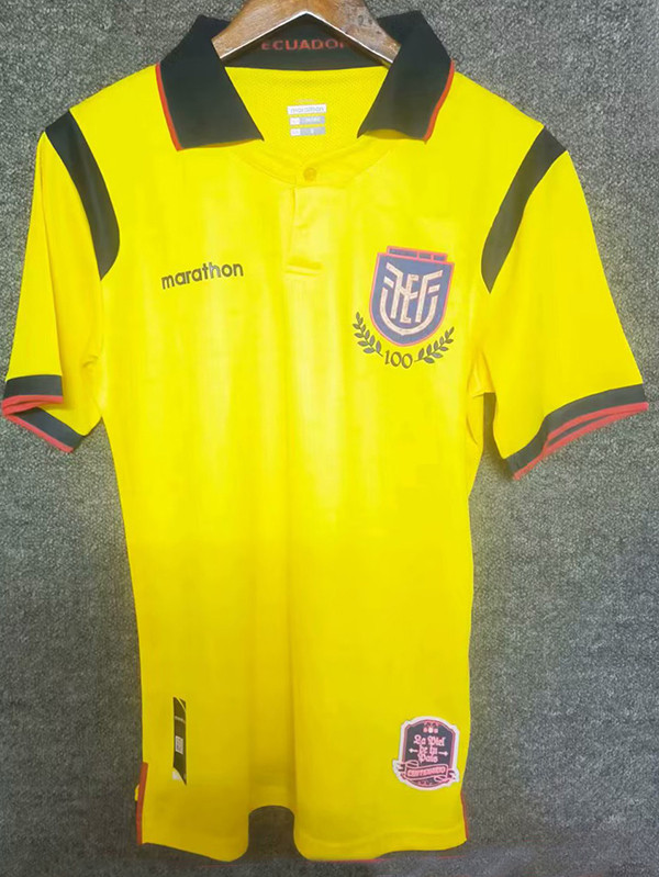 25/26 Ecuador Yellow Fans Soccer Jersey