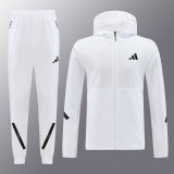 24/25 NM05 White Hooded Jacket Tracksuit
