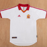 2000 Spain Away Retro Soccer Jersey(No number不带号）