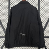 2024 New Jordon Black Windbreaker(背下带小字）
