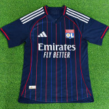 25/26  Lyon Away   Player Version  Soccer Jersey