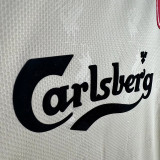 1996/1997 LIV Away  Long Sleeve Retro  Soccer Jersey