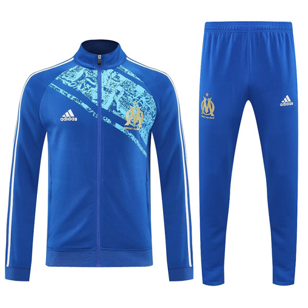 25/26 Marseille  Blue Retro Jacket Tracksuit#F20
