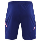 24/25  ARS Blue Training Shorts Pants(蓝色粉边）