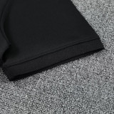 25/26 PSG Black polo shirts pants suit