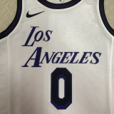 22/23 LAKERS WESTBROOK #0 White City Edition Top Quality Hot Pressing NBA Jersey
