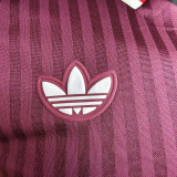 25/26 Bayern Retro Editio Red Player Version Soccer Jersey