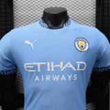 24/25 Man City Home Player Version Soccer Jersey