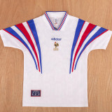 1996 France Away Retro Soccer Jersey