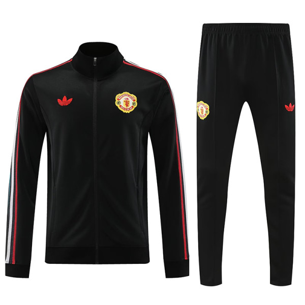 24/25  Man Utd  Black Jacket Tracksuit （黑色）