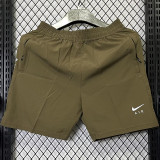 24/25  NK Khaki Casual shorts (NK白标带AIR小字）